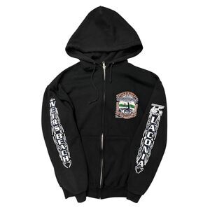 Vintage Laconia Motorcycle Week Hoodie 85th 2008 Biker Zip New Hampshire